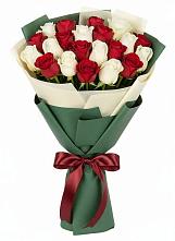 Микс из красных и белых роз #REPLACE_PRED# Акташ Букет Микс из красных и белых роз #REPLACE_PRED# Акташ