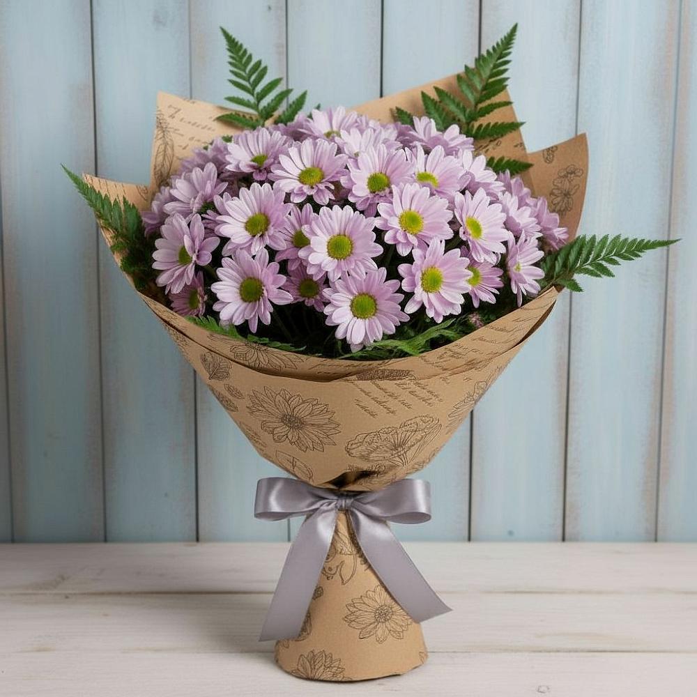 Букет цветов из: Хризантемы в Акташ
