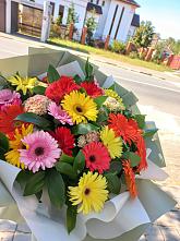 Букет цветов из:  Герберы #REPLACE_PRED# Акташ