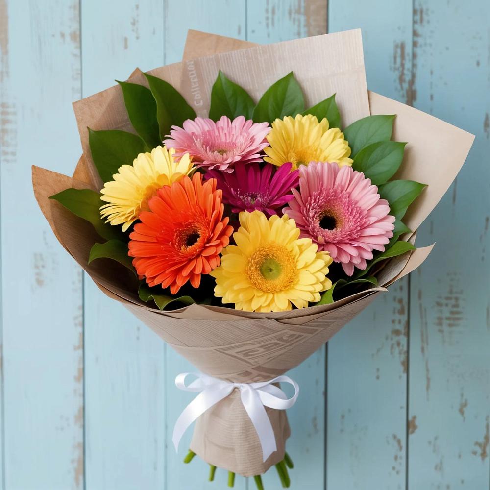 Букет цветов из: Герберы в Акташ