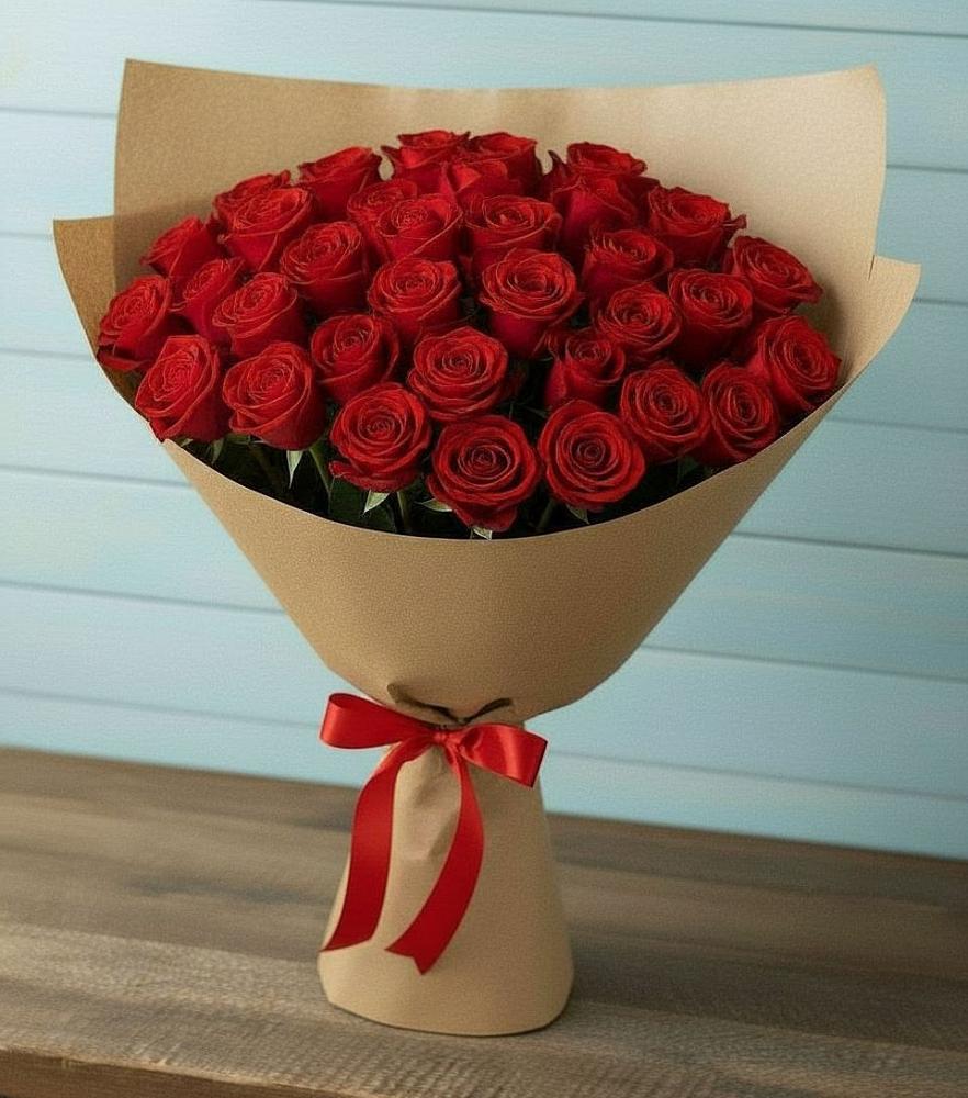 Букет Красные розы Милано в Акташ