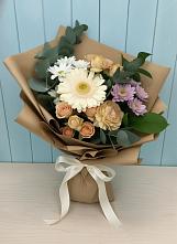 Букет цветов из:  Герберы и Хризантемы в Акташ