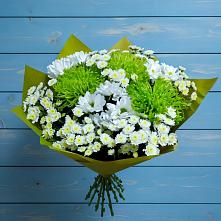 Букет цветов из:  Хризантемы #REPLACE_PRED# Акташ