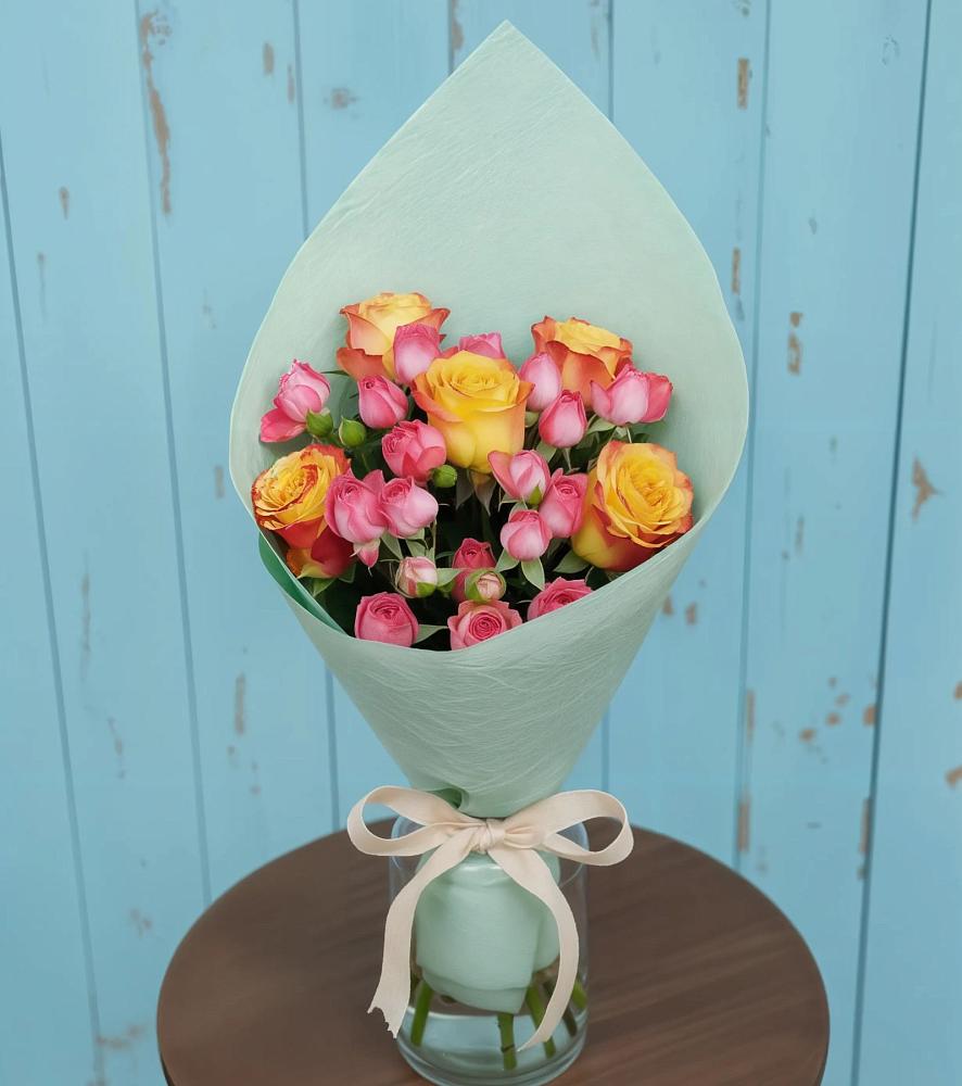 Букет цветов из: Розы в Акташ