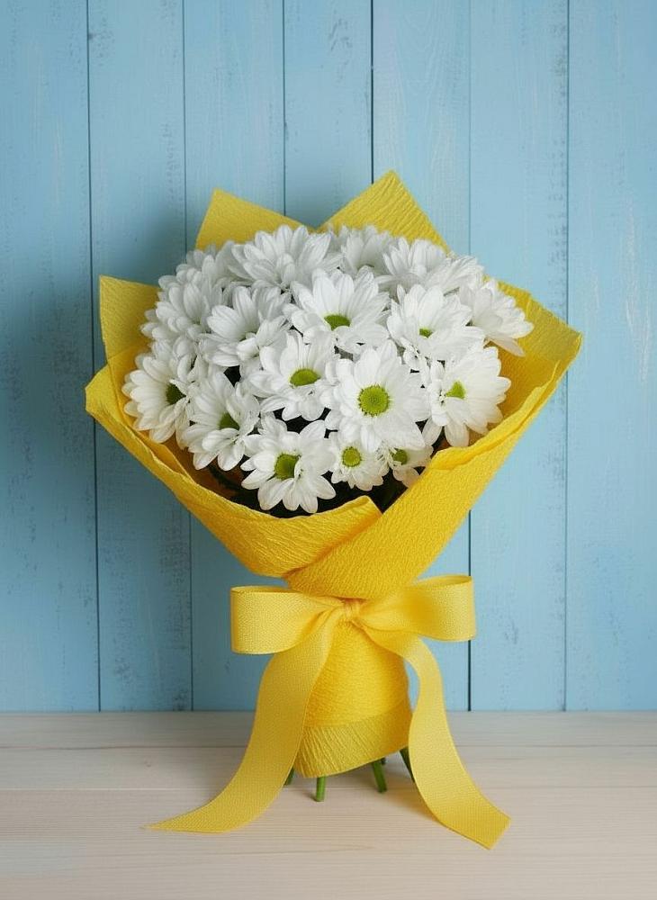 Букет цветов из: Хризантемы в Акташ