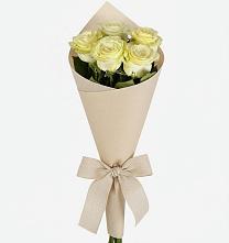 Букет белые крылья в Акташ Букет цветов из:  Розы в Акташ