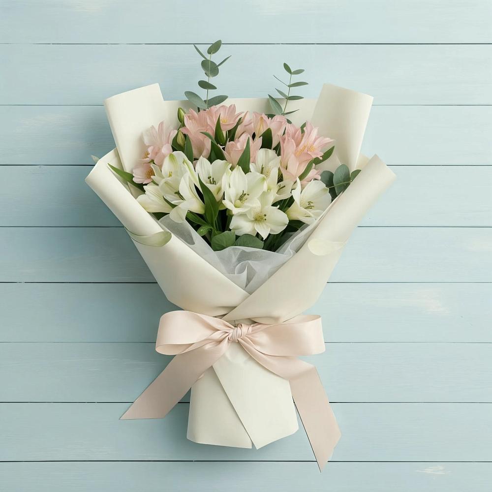 Букет цветов из: Альстромерии в Акташ